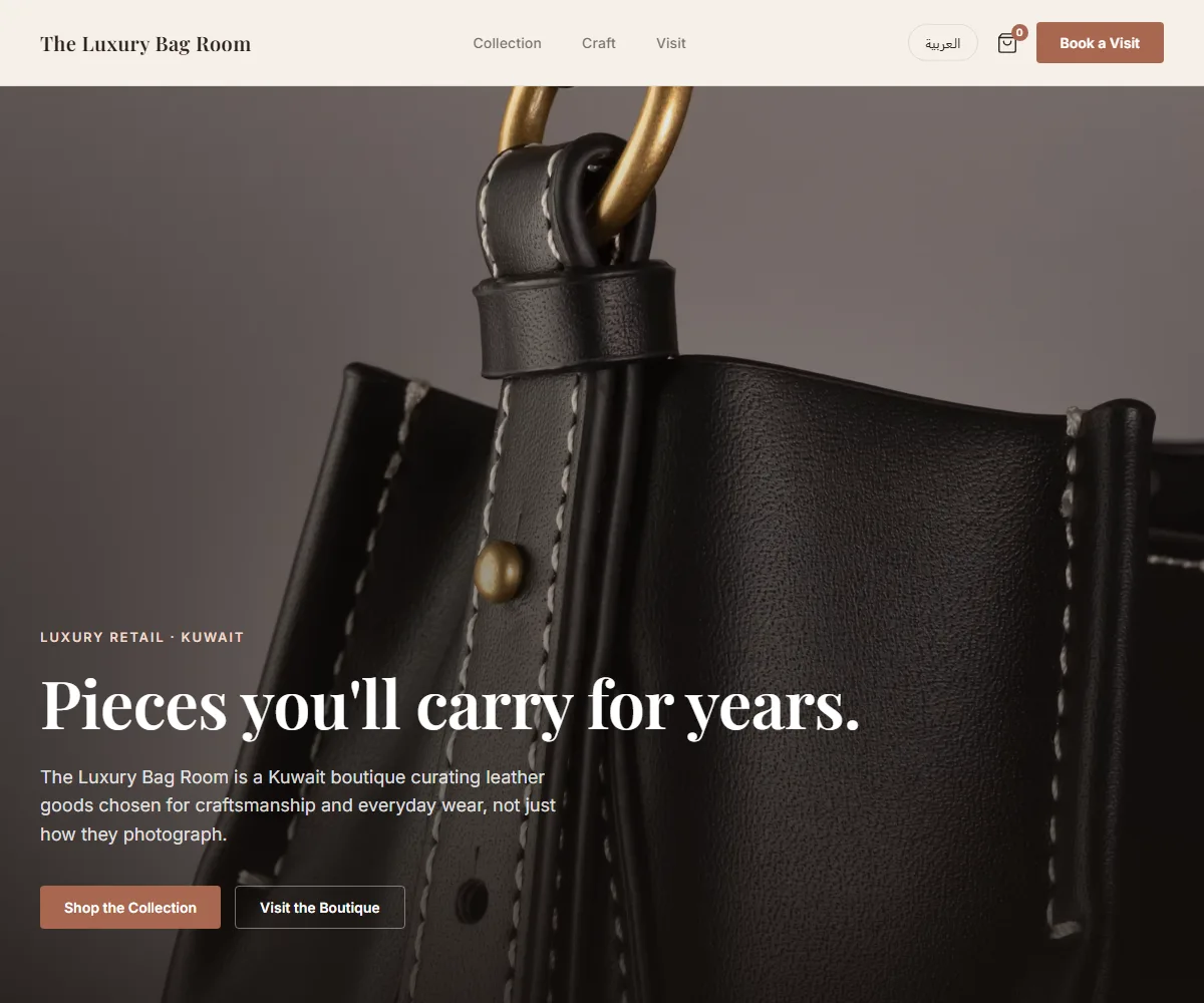The Luxury Bag Room